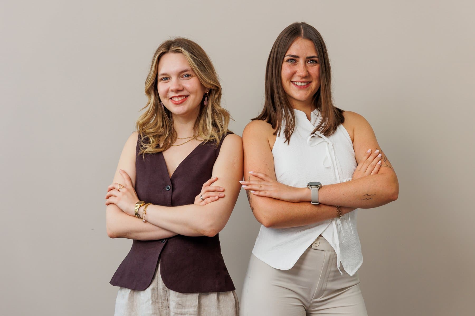 Ines und Sarah, die Gastgeberinnen des Business Breakfast